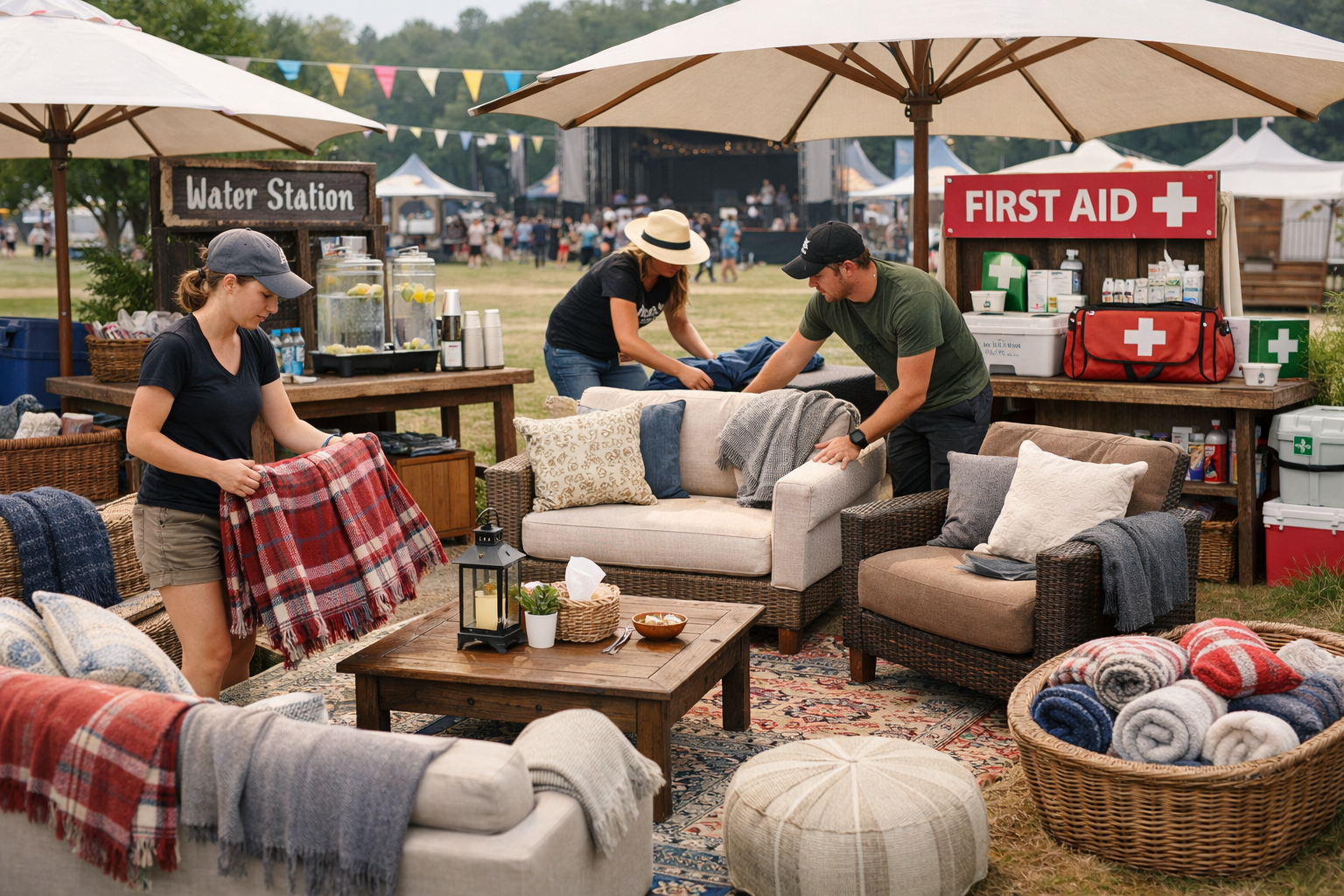 Etkinlik oncesi konfor hazirligi